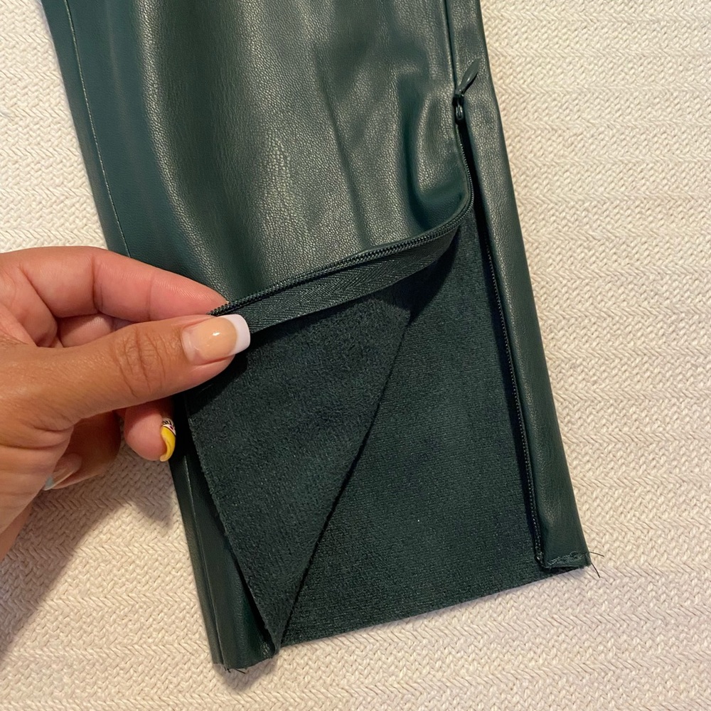 Zara leather pants